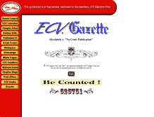 Tablet Screenshot of ecvgazette.com